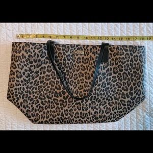 Kate Spade Animal Print Tote and Wristlet